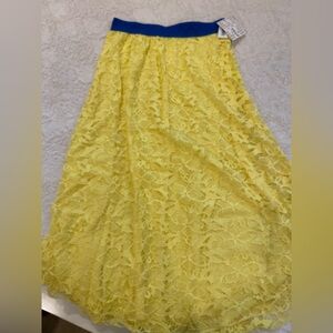 LuLaRoe Lucy Lace Skirt